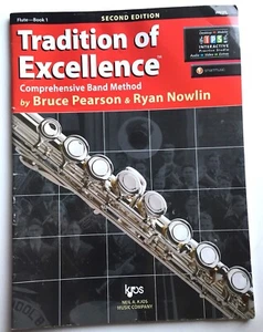 FLUTE   - kjos W61FL Tradition Of Excellence- Book 1 FLUTE by Pearson / R Nowlin - Picture 1 of 10