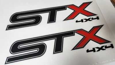 Pair STX/STX Sport/STX 4x4/STX Sport 4x4 Decals fits 2014 Ford F150 TOP QUALITY - Image 1 of 3