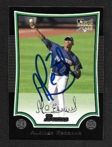 Alcides Escobar Signed Auto 2009 Bowman Milwaukee Brewers Rookie RC Card #198 - Picture 1 of 1