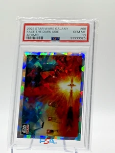 2023 Chrome Star Wars 60 Face The Dark Side Atomic Refractor 139/150 PSA 10 - Picture 1 of 6