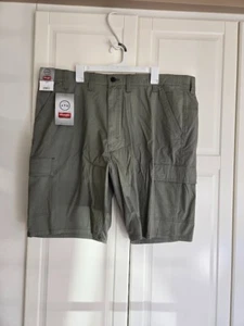 Pantalones Cortos Carga Wrangler ATG Flex 10" Para Hombre - Verde Oliva - Talla 44 - NUEVO - Imagen 1 de 3