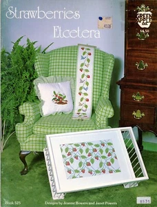 Strawberries Etcetera Green Apple Love Is A Series, Bell Pull Leaflet 525 NOS - Picture 1 of 4