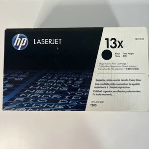 Nuevo cartucho de tóner HP Q2613X 13X negro para LaserJet 1300 nuevo en caja se envía gratis - Imagen 1 de 5