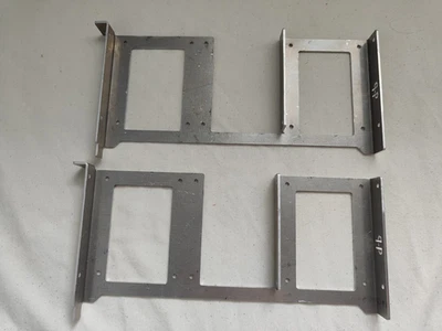 Custom 6x 2.5 SSD HDD single PCI slot bracket aluminium silver DIY mod - Image 1 of 4