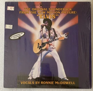 Elvis 1979 TV Movie Soundtrack LP Vinyl Kurt Russell Ronnie McDowell Dick Clark - Picture 1 of 6
