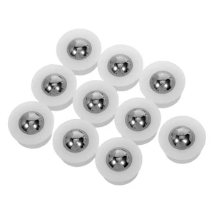  Ruote 10 Pezzi per Elettrodomestici Ruote con Stelo Mobili Cuscinetto a Sfera Rullo - Foto 1 di 20