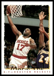 1994-95 Topps #366 Mario Elie Houston Rockets - Picture 1 of 2