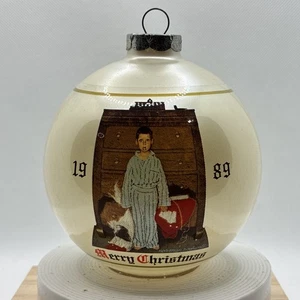 Vintage Norman Rockwell 1989 Dave Grossman Limited Edition Christmas Ornament - Picture 1 of 4