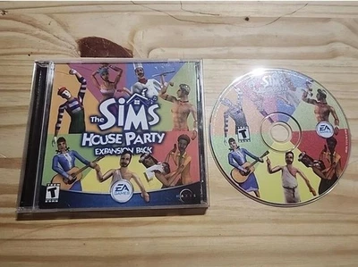 The Sims House Party Expansion Pack ( PC CD-ROM) CIB COMPLETE w/ Key ) - Image 1 of 4