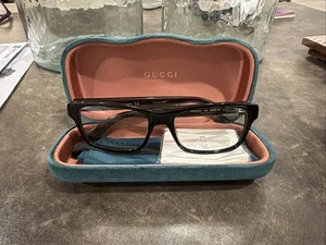Gucci GG0006ON Kunststoff Rechteck Brille - Schwarz - Bild 1 von 6