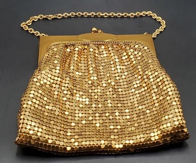 WHITING & DAVIS Vintage Mesh Evening Bag Made In USA - VERY GOOD CONDITION  - Image 1 of 4