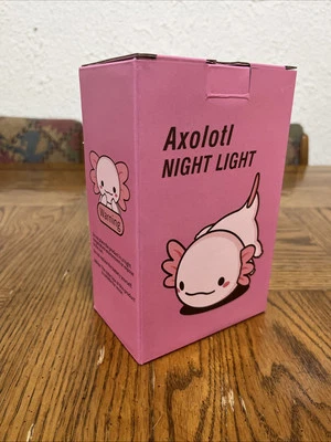 Axolotl Night Light,Cute Axolotl Lamp Gifts for Kids,Dimmable Silicone Animal - Image 1 of 3