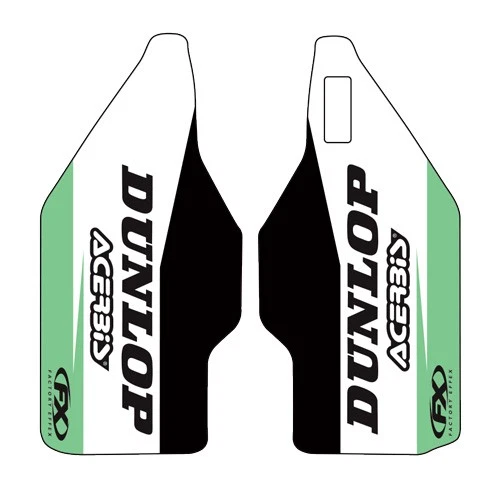 Pegatinas patrocinadoras protectoras de horquilla inferiores FX para Kawasaki KX250F 450F 06-08 KX125 250 07 Foto 1 de 1