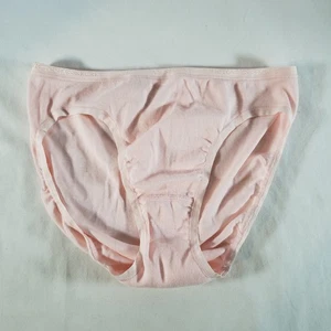 Bikini Victoria's Secret Pequeño Rosa 100% Algodón De Colección Nuevo Con Etiquetas - Imagen 1 de 3