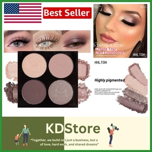 Quads Matte & Shimmer Eyeshadow Palette - Long-Lasting, Waterproof, Built-In ... - Picture 1 of 8