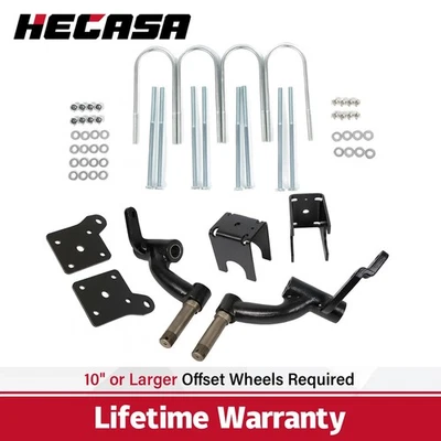 6" Drop Spindle Lift Kit for EZGO TXT Gas 2001.5-2009 Electric 2001.5+ Golf Cart - Image 1 of 4