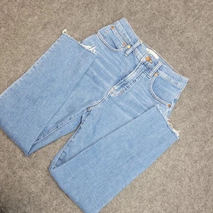 Madewell Jeans Donna 24 Il Perfetto Vintage Crop Grunge Orlo Sfilacciato Y2K Boho - Foto 1 di 12
