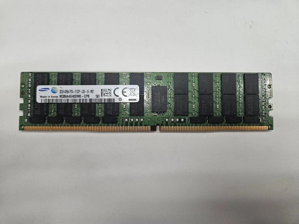 DDR4 2133MHz LRDIMM 256GB Kit 8x 32GB ECC Samsung  PC4-17000 All Matching DIMMS - Image 1 of 1