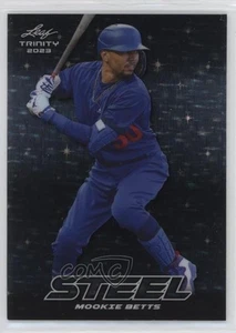 Mega caja Leaf Trinity 2023 acero plata estrellas y puntos Mookie Betts #S-50 - Imagen 1 de 3