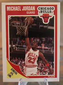 1989-90 Fleer MICHAEL JORDAN #21 - Chicago Bulls - Picture 1 of 2