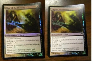 MTG Eventide Foil Rare Edge Of The Divinity x2 Excellent - NM Cond - Picture 1 of 3