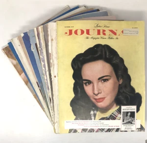 Lot of 10 Vintage Ladies Home Journal Magazines 1949 and 1950's Color Ads - Picture 1 of 24