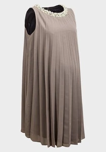 Rock-a-Bye Rosie 'Wendy' Pleated Maternity Dress - Made in England - Picture 1 of 2