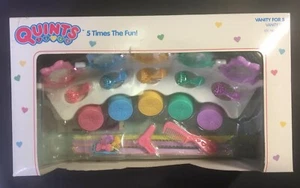 VINTAGE QUINTS 12345 – VANITY FOR 5 SET, ref 1570-5, TYCO, 1990, MIB - Picture 1 of 7