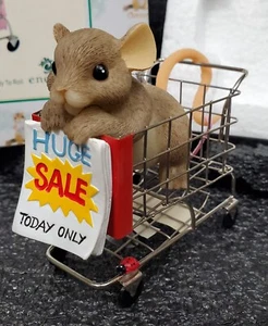 *NIB* Charming Tails: When It Comes To Shopping I'm Ready To Roll - 4017345 - Picture 1 of 9