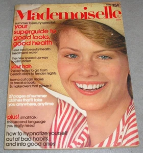 Vintage Womens Fashion Magazine Book Mademoiselle 1970s Beauty Apparel May 1974 - Picture 1 of 10