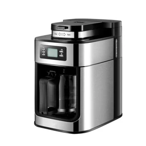Mini Programmable Automatic Coffee Machine Electric Coffee Maker Automatic Grind - Picture 1 of 12