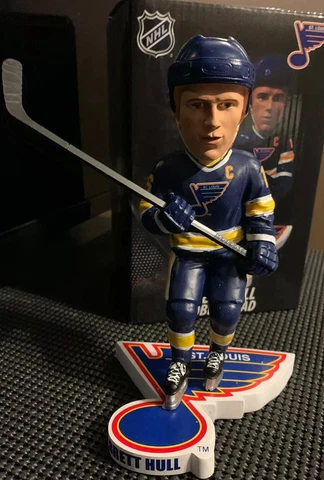 Brett Hull ST. Louis Blues FOCO Vintage Bobblehead! New In Box! /741 Made Cover