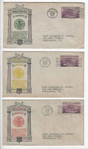 FDC's # 783-16 -- Oregon Territory -- Roy set - Picture 1 of 4