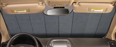 Reversible Summer/Winter Folding Windshield Shade for 1973-1991 Chevrolet C20 Su - Image 1 of 4