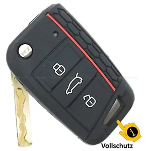 Custodia silicone chiave per VW Seat Skoda Mii Ateca Tarraco Arona Leon Fabia - Foto 1 di 5