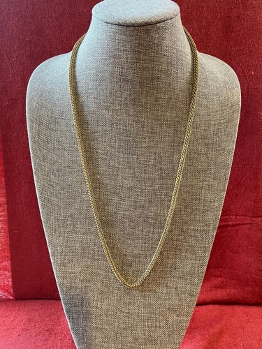 Collana catena stile coda di volpe tono oro GIVENCHY vintage