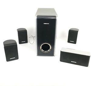 Samsung PS-WWP38 Subwoofer w/ 4 Satellite Surround Sound Speakers Tested Working