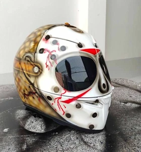 Friday the 13th Jason Custom Motorcycle Helmet - Picture 1 of 13
