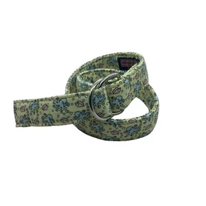 Vineyard Vines D-Ring Belt Kid Size Small 100% Cotton Octopus Shells Multicolor - Picture 1 of 6