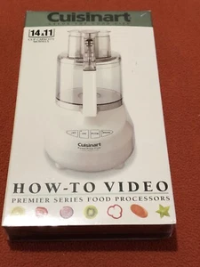 Sealed VHS Tape Unopened Cuisinart 14 & 11 cup capacity models HOW-TO VIDEO - Picture 1 of 3