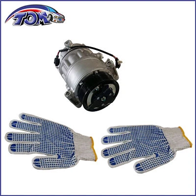 A/C Compressor w/ PXC16 for 2010-2015 Jaguar XF XFR XJ XJR XK Land Rover LR4 - Image 1 of 4