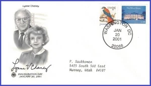 EE. UU. #IN36 ADDR PCS ARTCRAFT 4 FDC Inauguración Bush primer término 2001 - Imagen 1 de 1