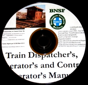 Burlington Northern Santa Fe 2003 Train Dispatchers Manual PDF Pages on DVD - Picture 1 of 5