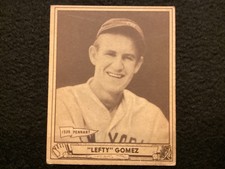Lefty Gomez (HOF-1972) 1940 Play Ball Baseball Card #6 VG New York Yankees