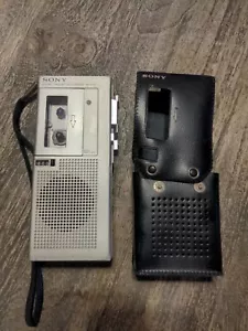 Micro grabadora de cassette Sony M-203 vintage - Imagen 1 de 7