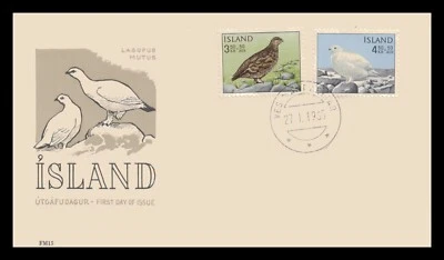 Iceland 1965 FDC, Ptarmigan. Lot # 1. - Image 1 of 2