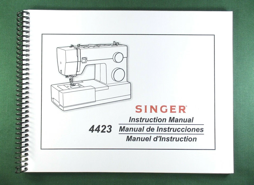 Manual de instrucciones Singer 4423: 65 páginas y fundas protectoras Foto 1 de 1