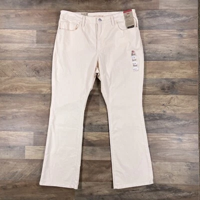Levi's Pants Womens 33x30 Ivory 725 High Rise Bootcut Corduroy NEW - Image 1 of 4