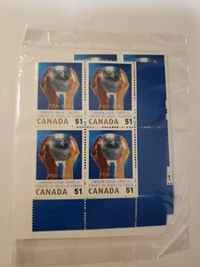 2006 Canada # 2149 Canadian Labour Congress Set of 4 INSCRIPTION Corner Blocks - Picture 1 of 1