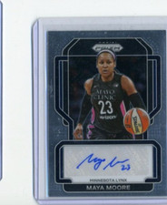 Maya Moore 2022 WNBA Panini Prizm Certified Autograph Auto Card UCONN